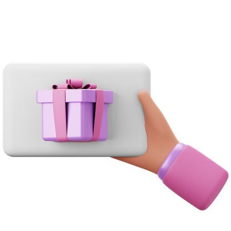 Segurando presente  3D Icon