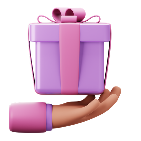 Segurando presente  3D Icon