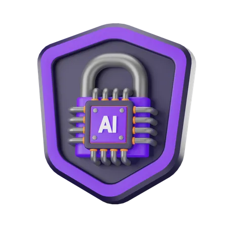 Seguridad  3D Icon