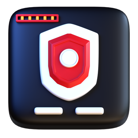 Seguridad  3D Icon