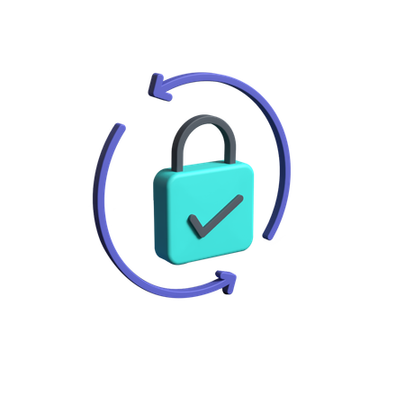 Seguridad  3D Icon