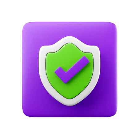 Seguridad  3D Icon