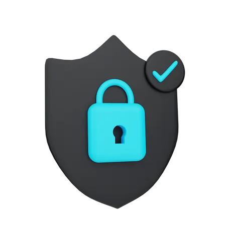 Seguridad  3D Icon