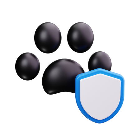 Seguridad animal  3D Icon