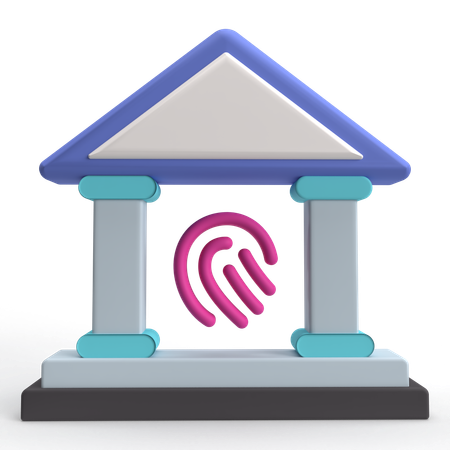 Seguridad bancaria  3D Icon