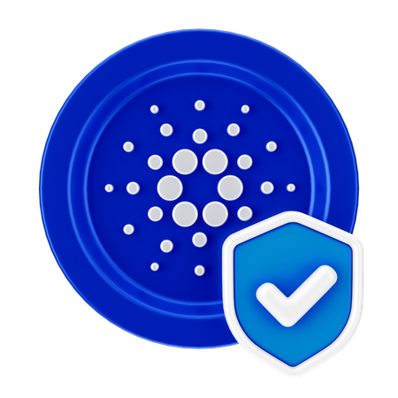 Seguridad cardano  3D Icon