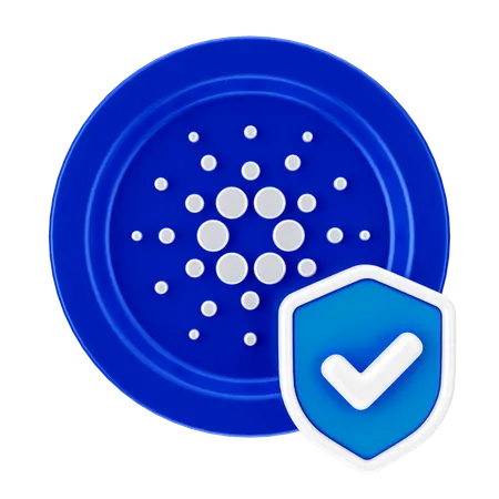 Seguridad cardano  3D Icon