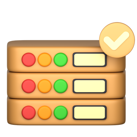 Seguridad de la base de datos  3D Icon