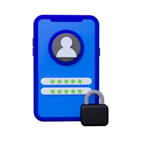 Seguridad de la aplicación  3D Icon