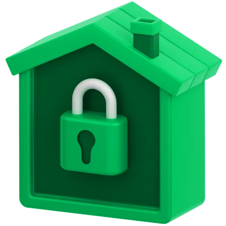 Seguridad de la casa  3D Icon