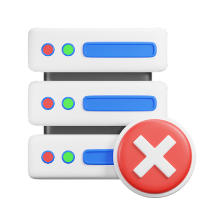 Seguridad del servidor  3D Icon
