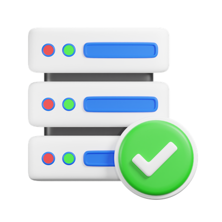 Seguridad del servidor  3D Icon