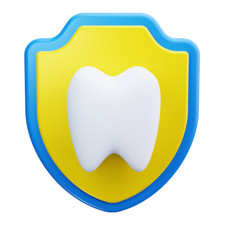 Seguridad dental  3D Icon