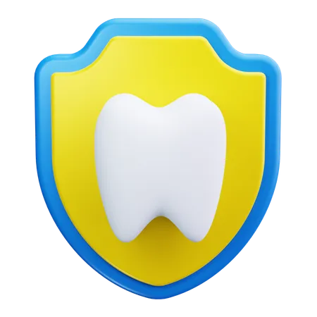 Seguridad dental  3D Icon