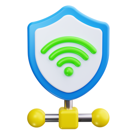 Seguridad de Internet  3D Icon