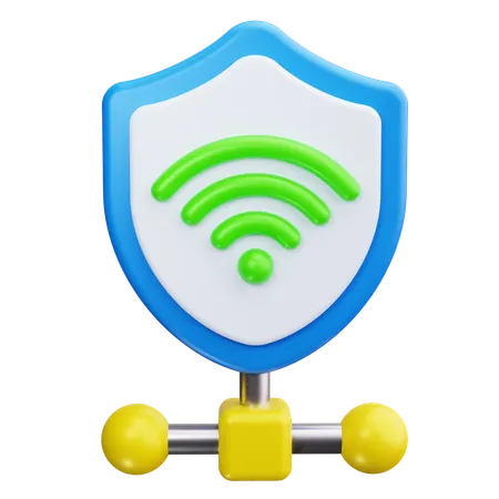 Seguridad de Internet  3D Icon