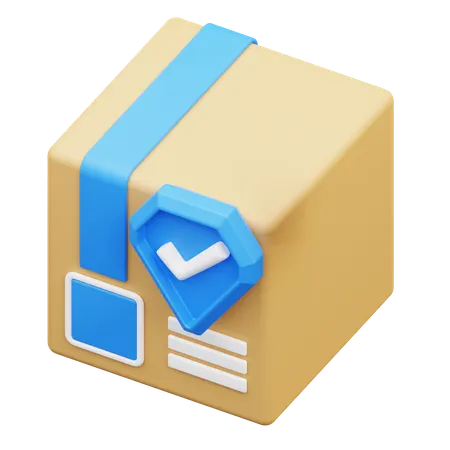 Seguridad de entrega  3D Icon