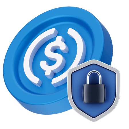 Seguridad financiera  3D Icon