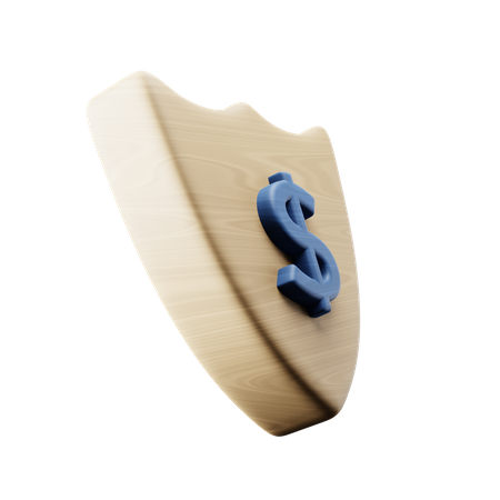 Seguridad financiera  3D Icon