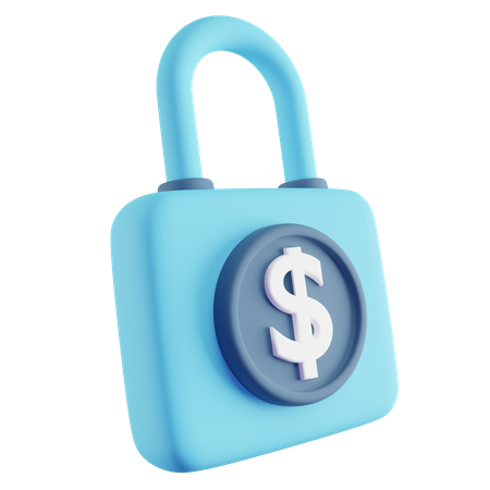 Seguridad financiera  3D Icon