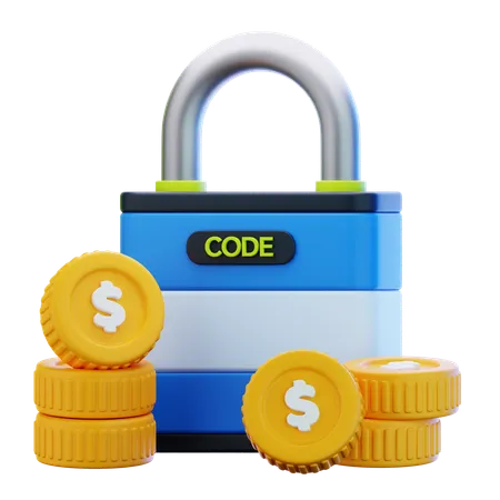 Financiación de seguridad  3D Icon