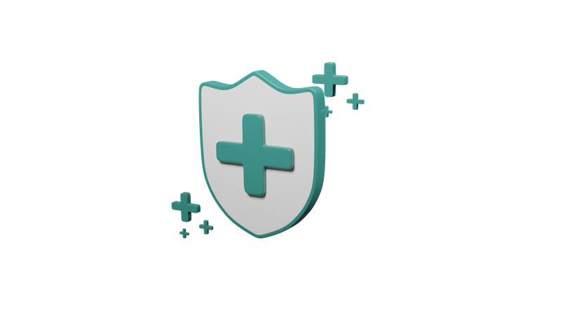 Seguridad medica  3D Icon