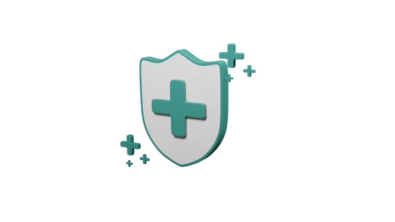 Seguridad medica  3D Icon