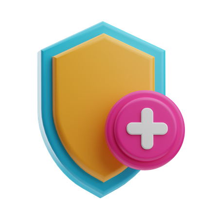 Seguridad medica  3D Icon