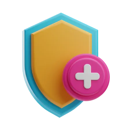 Seguridad medica  3D Icon