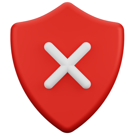 Seguridad no verificada  3D Icon