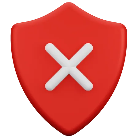 Seguridad no verificada  3D Icon