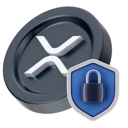 Seguridad ondulada  3D Icon