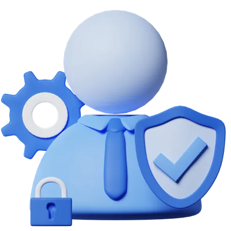Seguridad y Privacidad  3D Icon