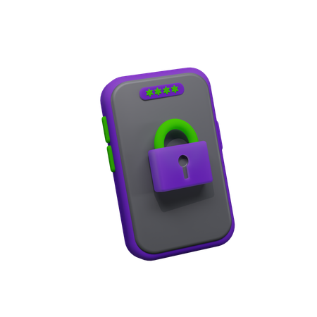 Seguridad telefonica  3D Icon