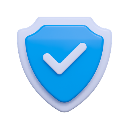 Seguridad verificada  3D Icon