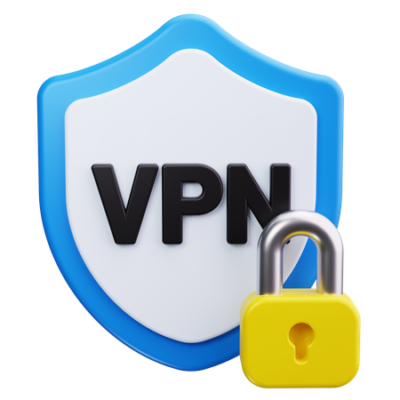 Seguridad VPN  3D Icon