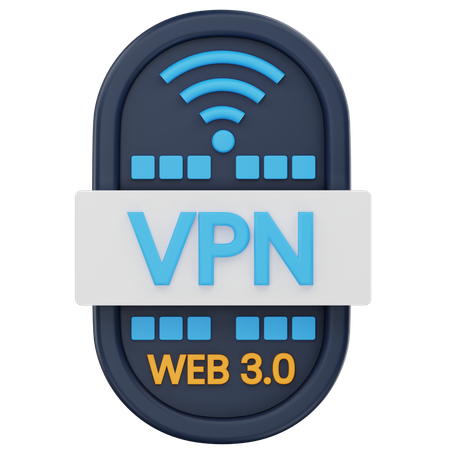 Seguridad VPN  3D Icon