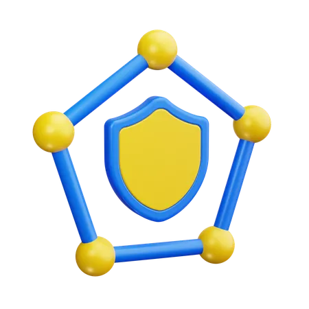 Seguridad Web  3D Icon