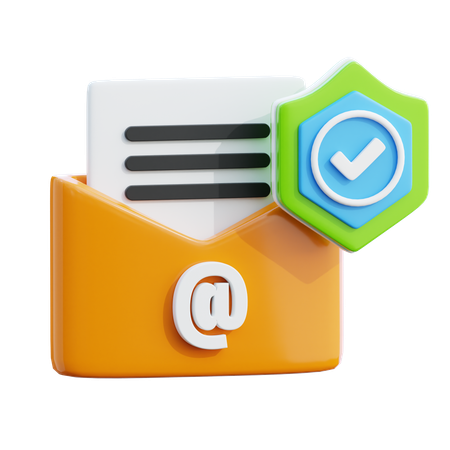 Correo de seguro  3D Icon