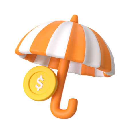 Seguro de dinero  3D Icon