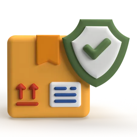 Seguro de entrega  3D Icon