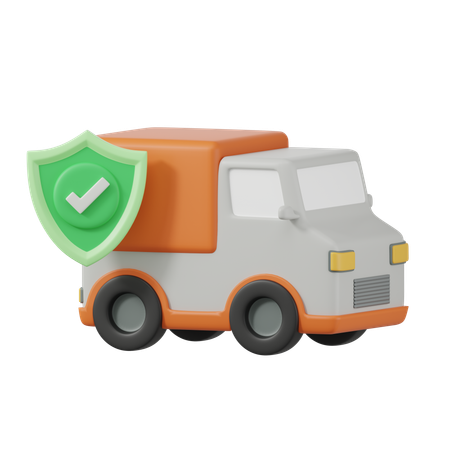Seguro de entrega  3D Icon