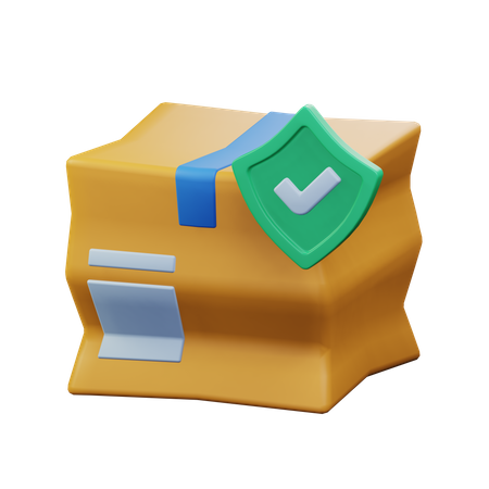 Seguro de entrega  3D Icon