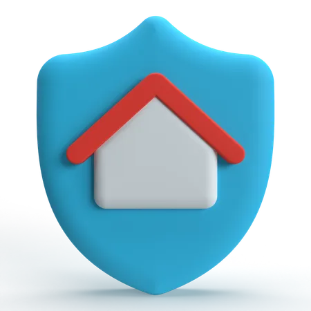 Seguro de hogar  3D Icon