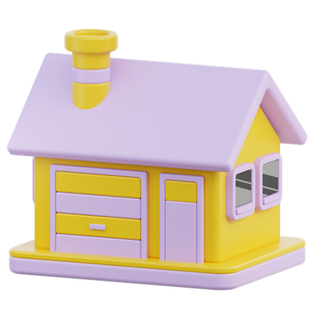 Seguro de hogar  3D Icon