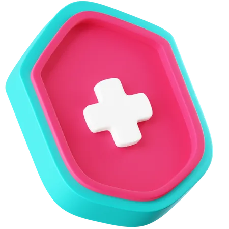 Seguro de salud  3D Icon