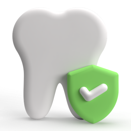 Seguro dental  3D Icon