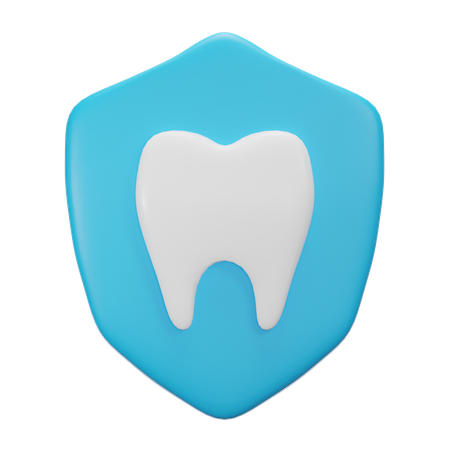 Seguro de dente  3D Icon