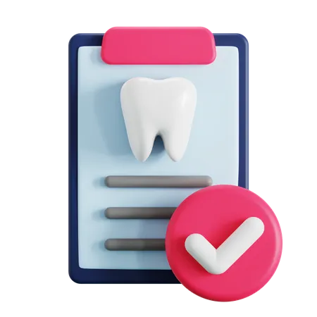 Seguro dental  3D Icon