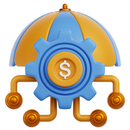 Seguro digital  3D Icon